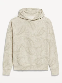 Oversized Rotation Printed Popover Hoodie
