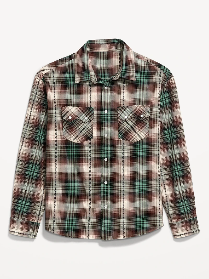 Plaid Western Shirt