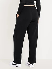 High-Waisted Bounce Fleece Barrel Sweatpants