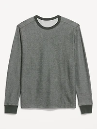 Crew-Neck Waffle T-Shirt