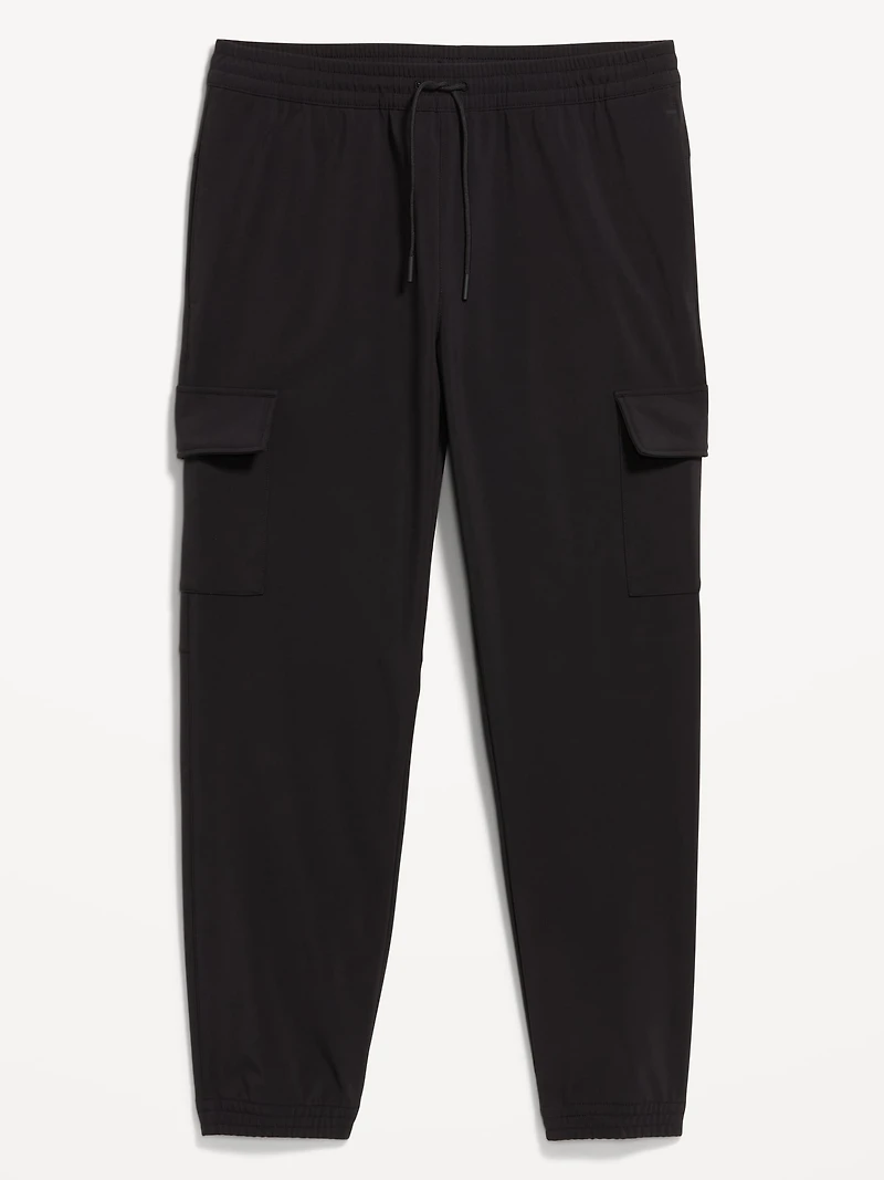 Cozy-Lined Tech Woven Cargo Joggers