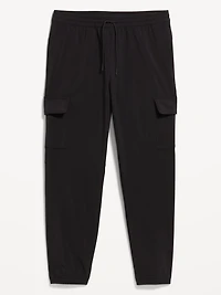 Cozy-Lined Tech Woven Cargo Joggers