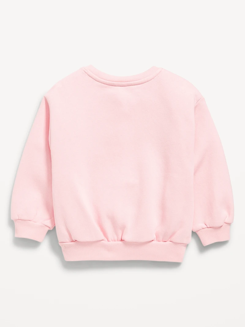 Disney© Minnie Mouse Logo-Graphic Sweatshirt for Toddler Girls