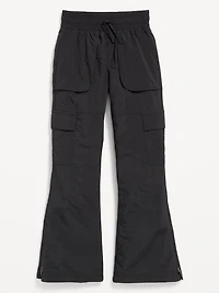 High-Waisted Cargo Flare-Leg Pants for Girls