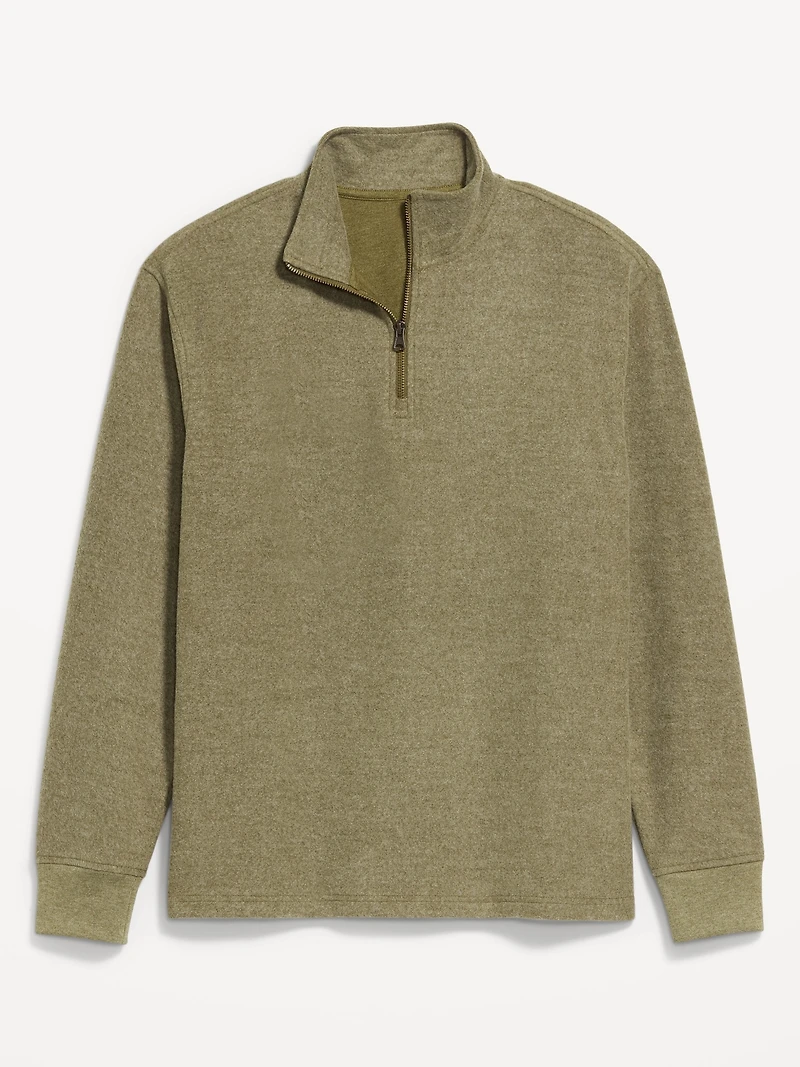 Plush Quarter-Zip Pullover