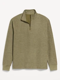 Plush Quarter-Zip Pullover