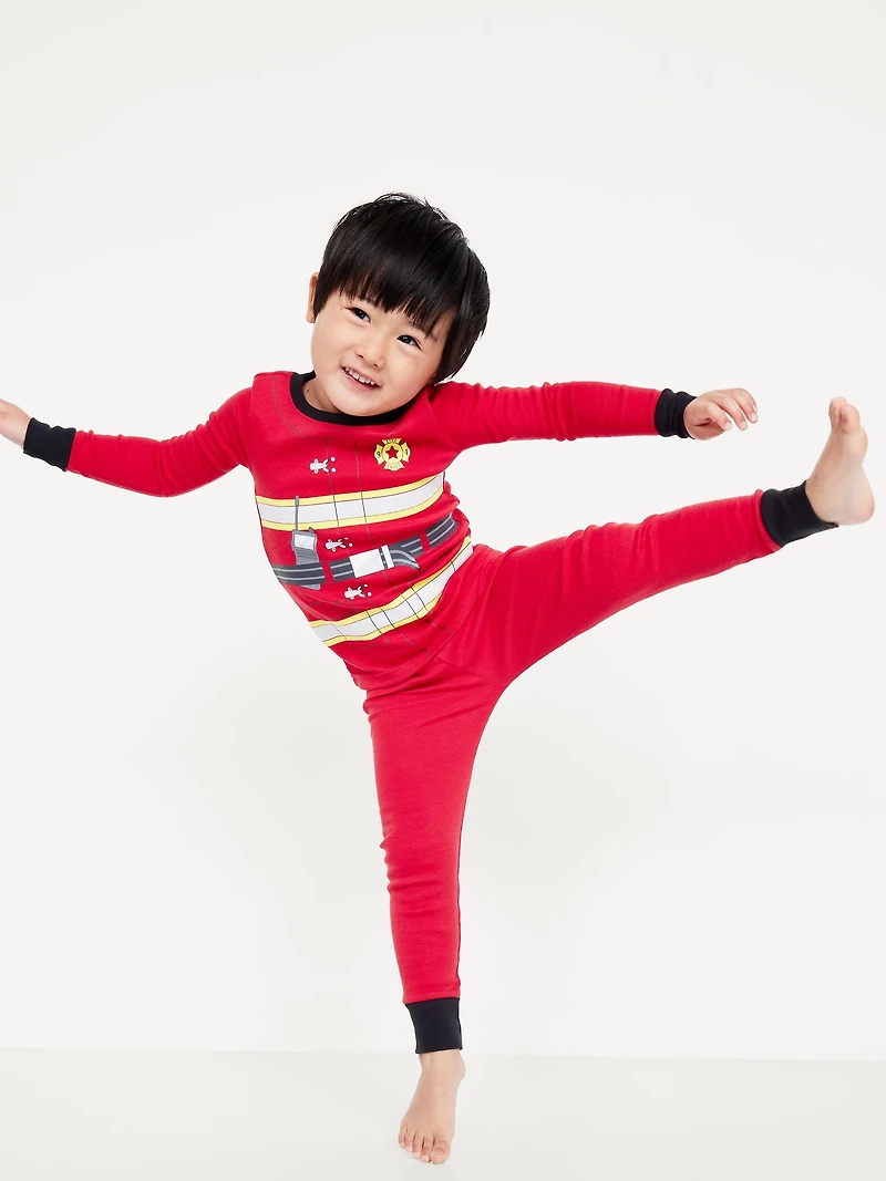 Snug-Fit Graphic Pajama Set for Toddler & Baby