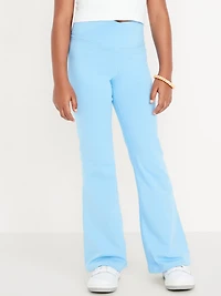 High-Waisted PowerChill Crossover Flared Leggings for Girls