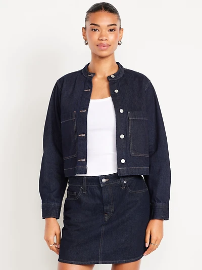 Cropped Jean Jacket