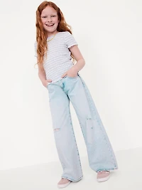 Mid-Rise Super Baggy Wide-Leg Jeans for Girls