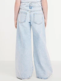 Mid-Rise Super Baggy Wide-Leg Jeans for Girls