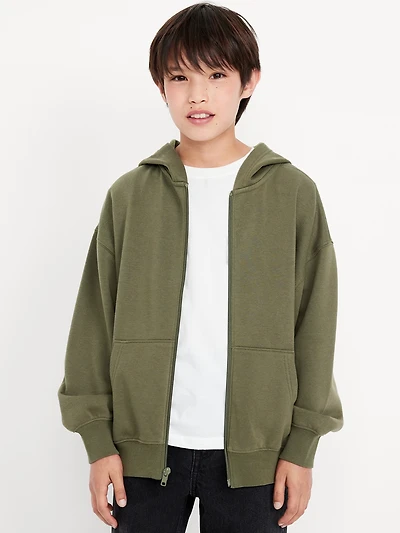 Oversized Zip Hoodie for Boys