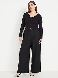 Extra High-Waisted Super Wide-Leg Pants