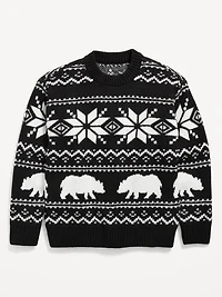 SoSoft Oversized Fair Isle Sweater for Boys