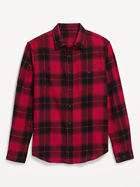 Plaid Flannel Pocket Shirt