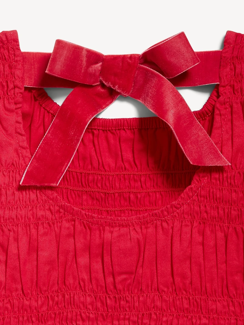 Short-Sleeve Smocked Top for Girls