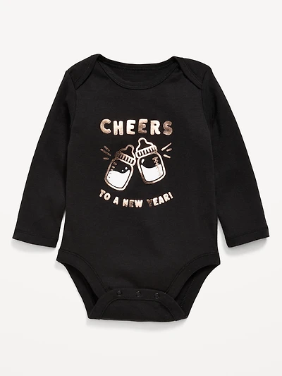 Long-Sleeve Graphic Bodysuit for Baby