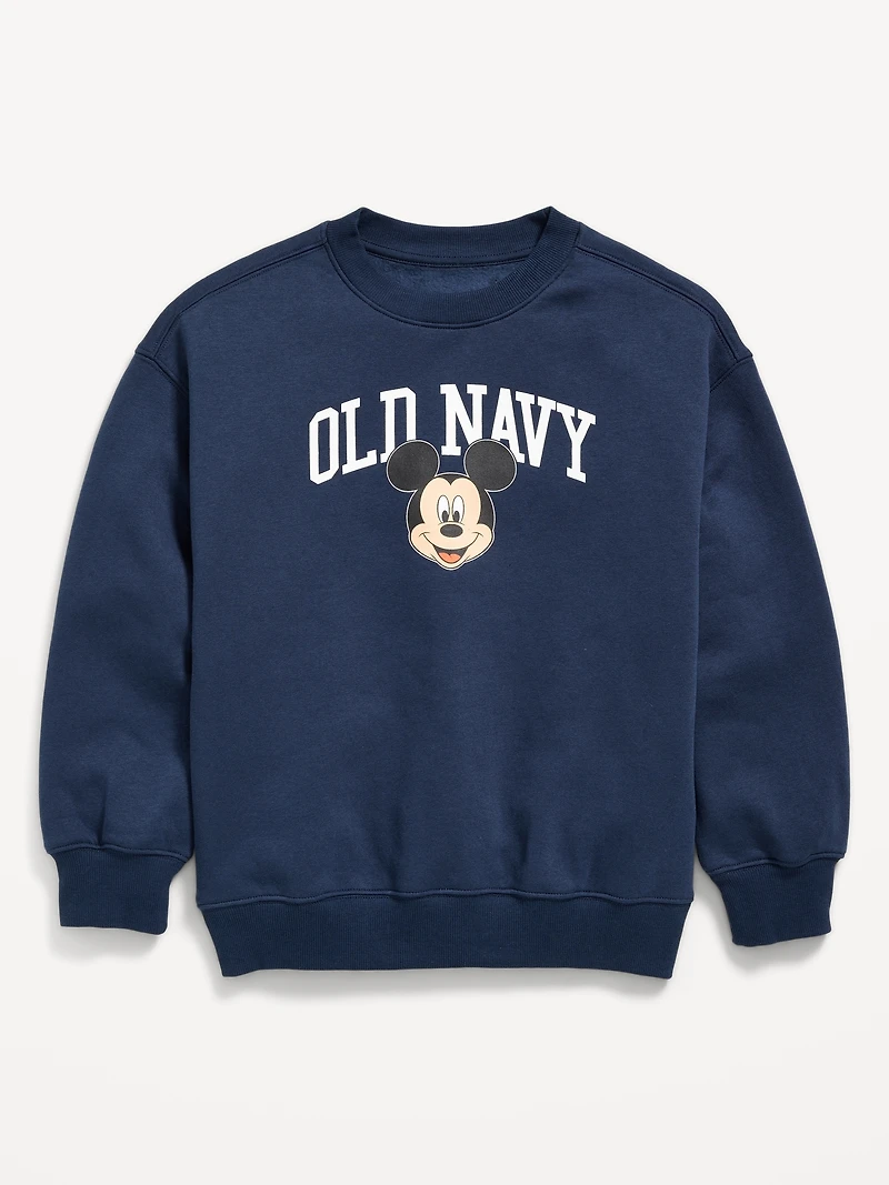 Disney© Oversized Gender-Neutral Logo-Graphic Sweatshirt for Kids