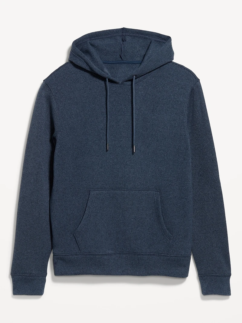 Fleece-Knit Pullover Hoodie
