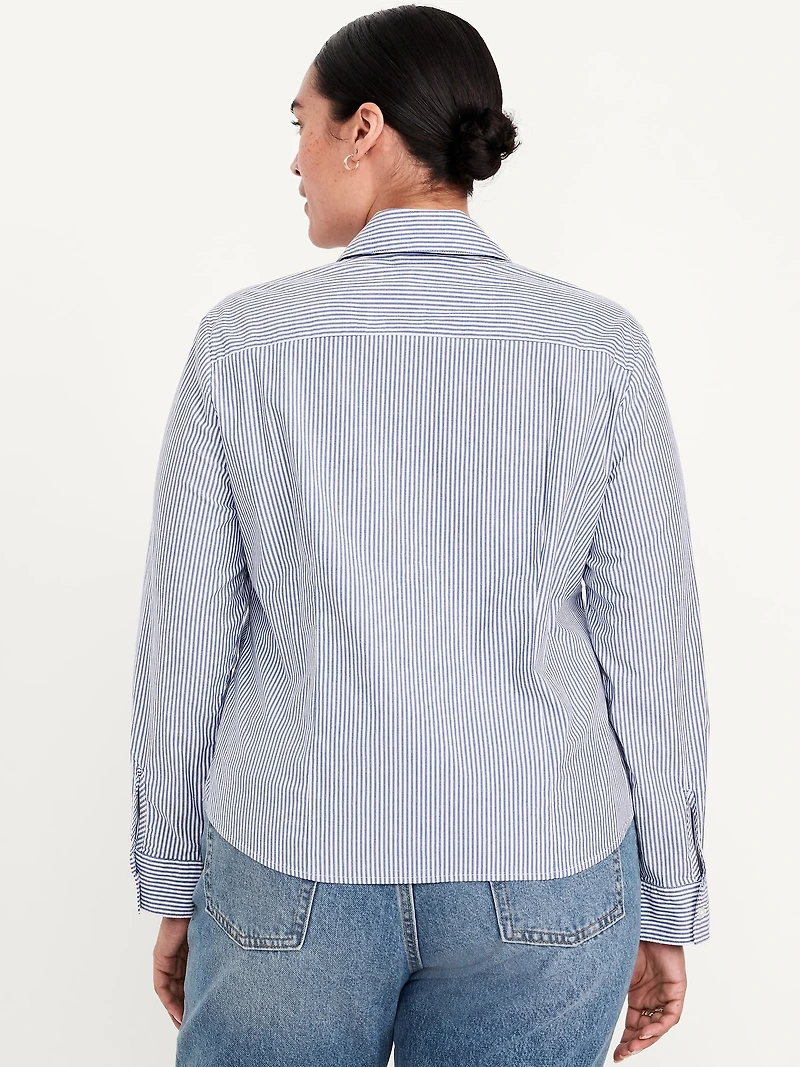 Slim Button-Down Striped Shirt