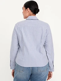 Slim Button-Down Striped Shirt