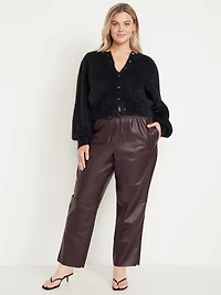 High-Waisted Billie Straight Ankle Trouser