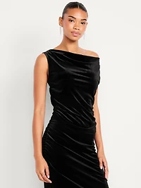 Velvet Ruched Top