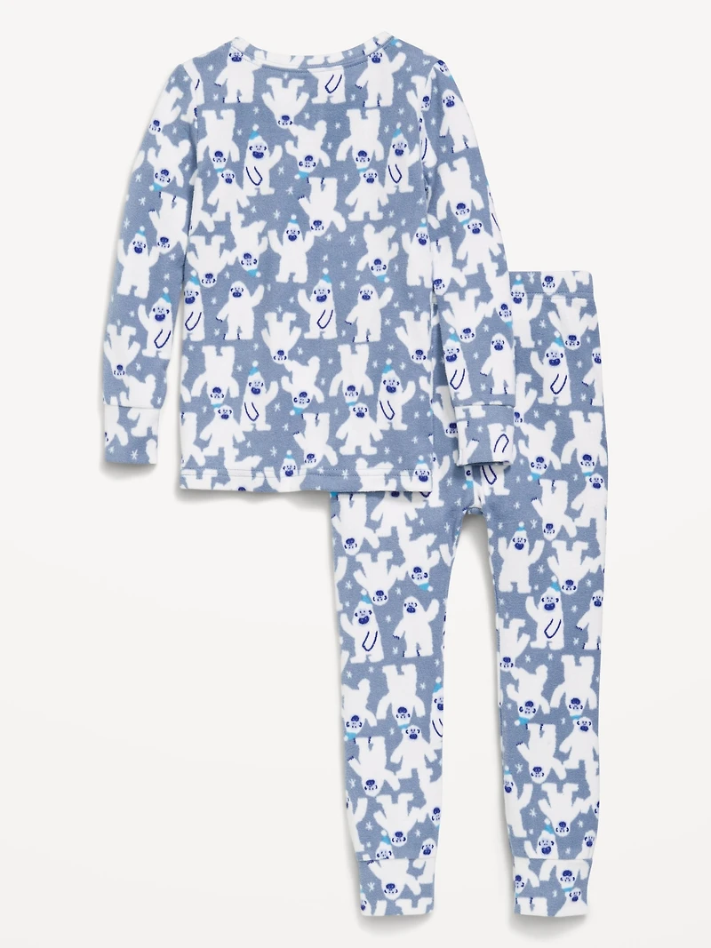Cozy Printed Snug-Fit Pajama Set for Toddler & Baby
