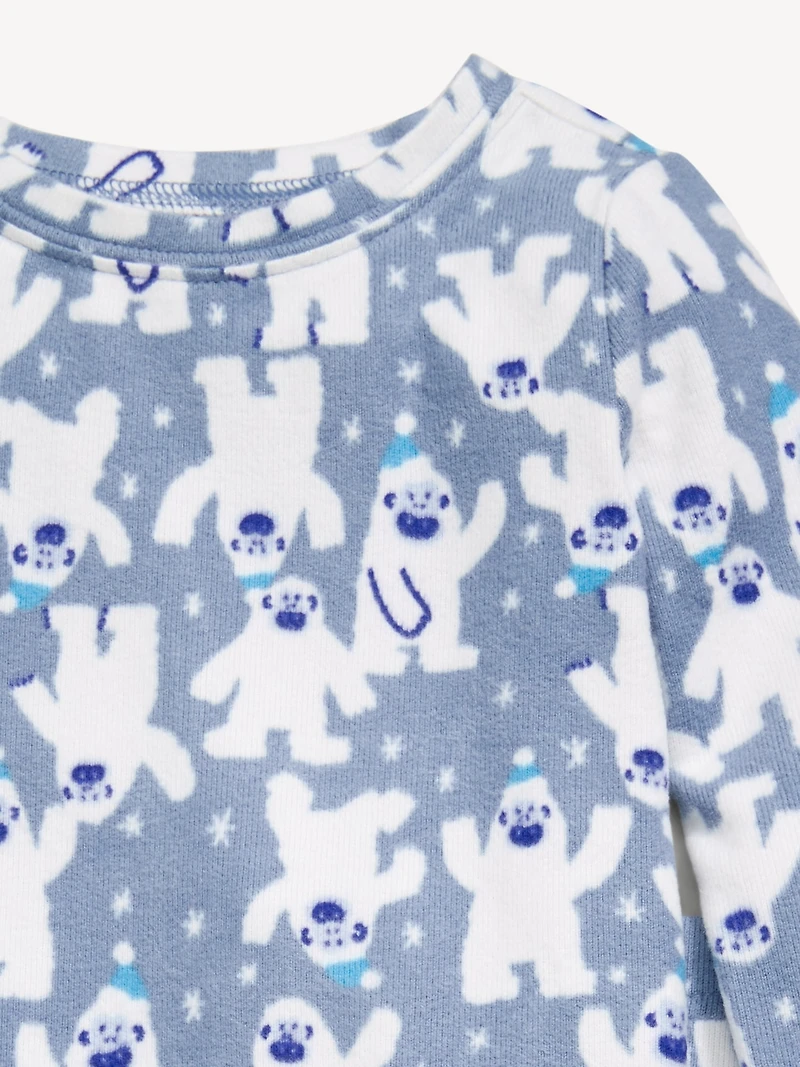 Cozy Printed Snug-Fit Pajama Set for Toddler & Baby