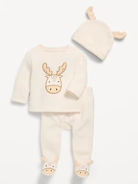 Microfleece Graphic 3-Piece Layette Set for Baby