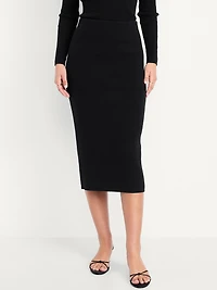 SoSoft Ribbed Midi Sweater Skirt