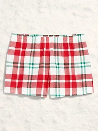 High-Waisted Waffle Pajama Shorts for Women