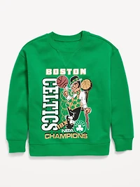 NBA© Boston Celtics© Oversized Gender-Neutral Sweatshirt for Kids