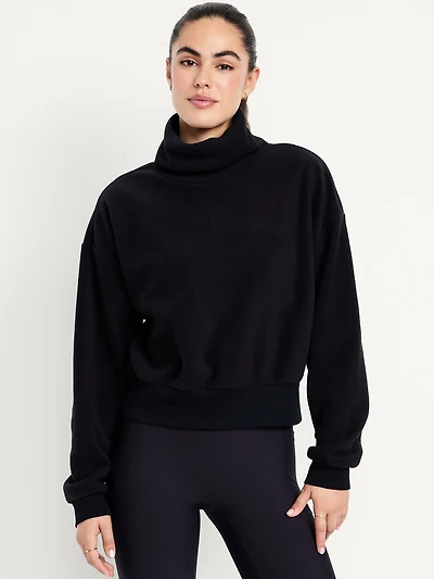 Oversized Performance Microfleece Sweatshirt