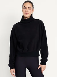 Performance Microfleece Mock Neck Sweatshirt
