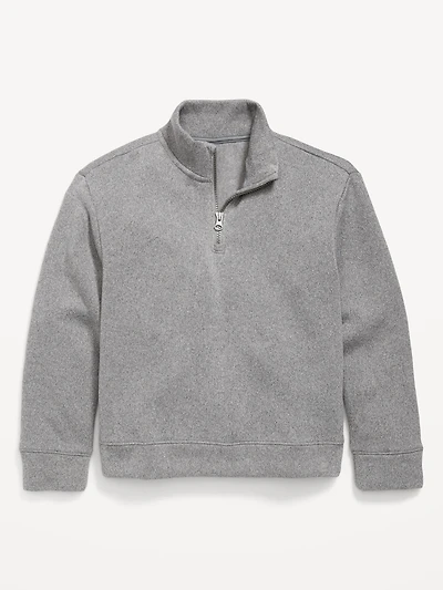 Sweater-Fleece Quarter-Zip for Boys