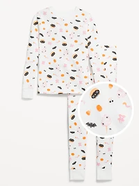 Printed Snug-Fit Graphic Pajama Set for Girls