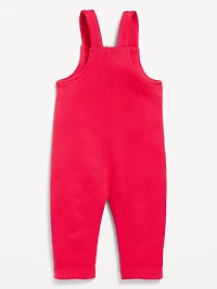 Fleece Button-Front Overalls for Baby