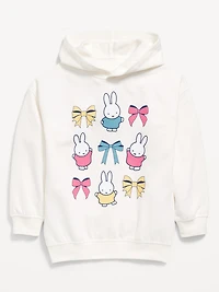 Miffy™ Oversized Graphic Tunic Hoodie for Girls