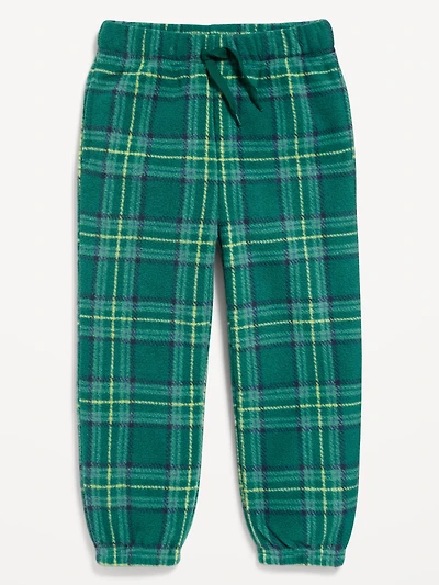 Printed Microfleece Joggers for Toddler Boys