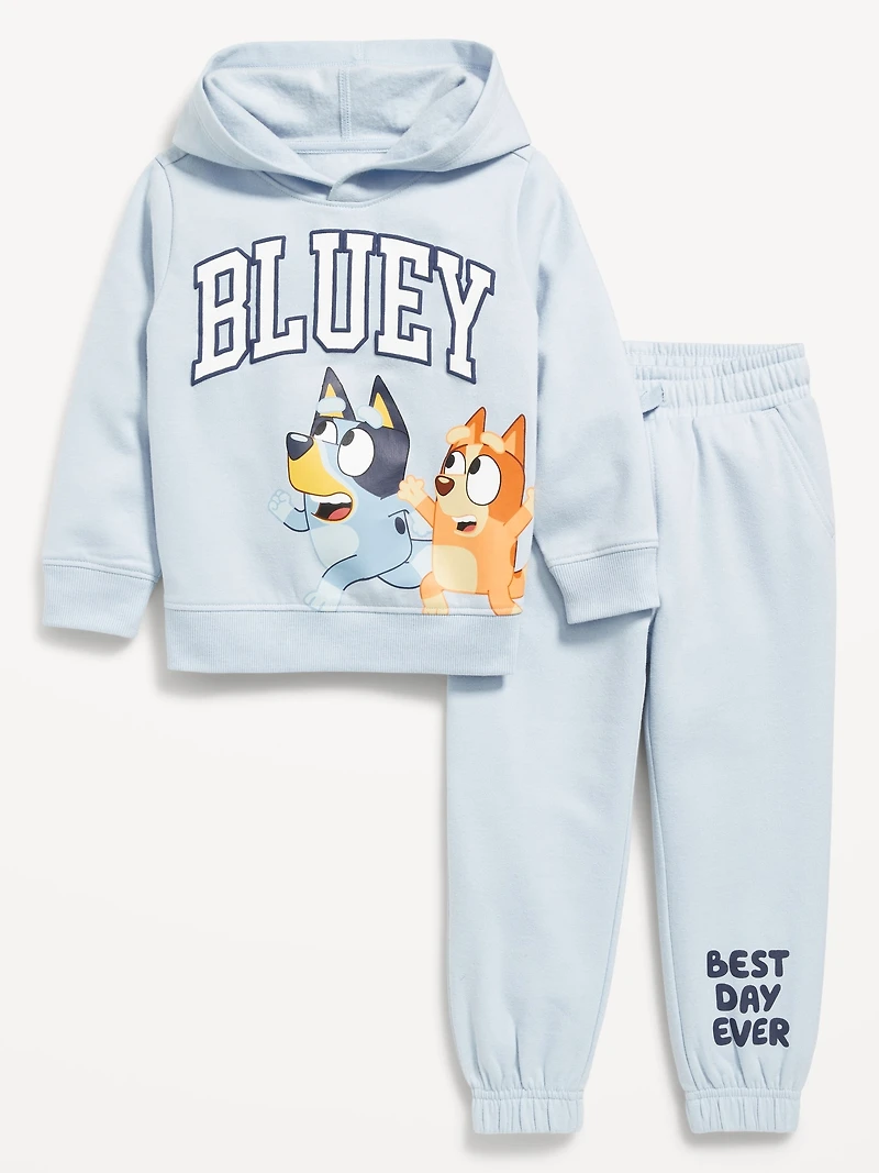 Bluey™ Unisex Hoodie and Jogger Sweatpants Set for Toddler
