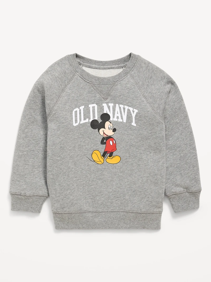 Disney© Mickey Unisex Logo Graphic Sweatshirt for Toddler
