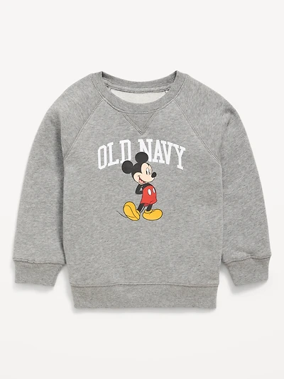 Disney© Mickey Unisex Logo Graphic Sweatshirt for Toddler