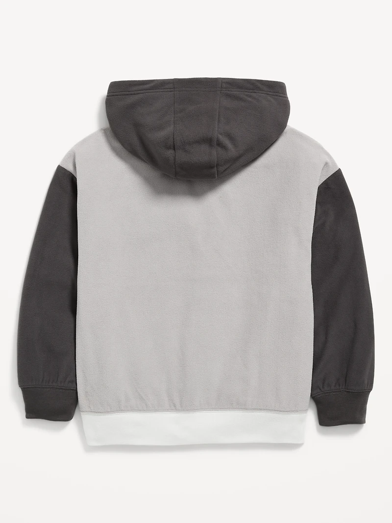 Oversized Microfleece Pajama Hoodie for Boys