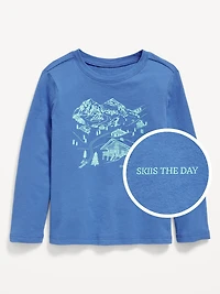 Long-Sleeve Unisex Graphic T-Shirt for Toddler