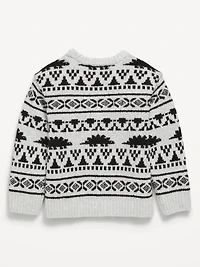 SoSoft Oversized Holiday Graphic Sweater for Toddler Boys