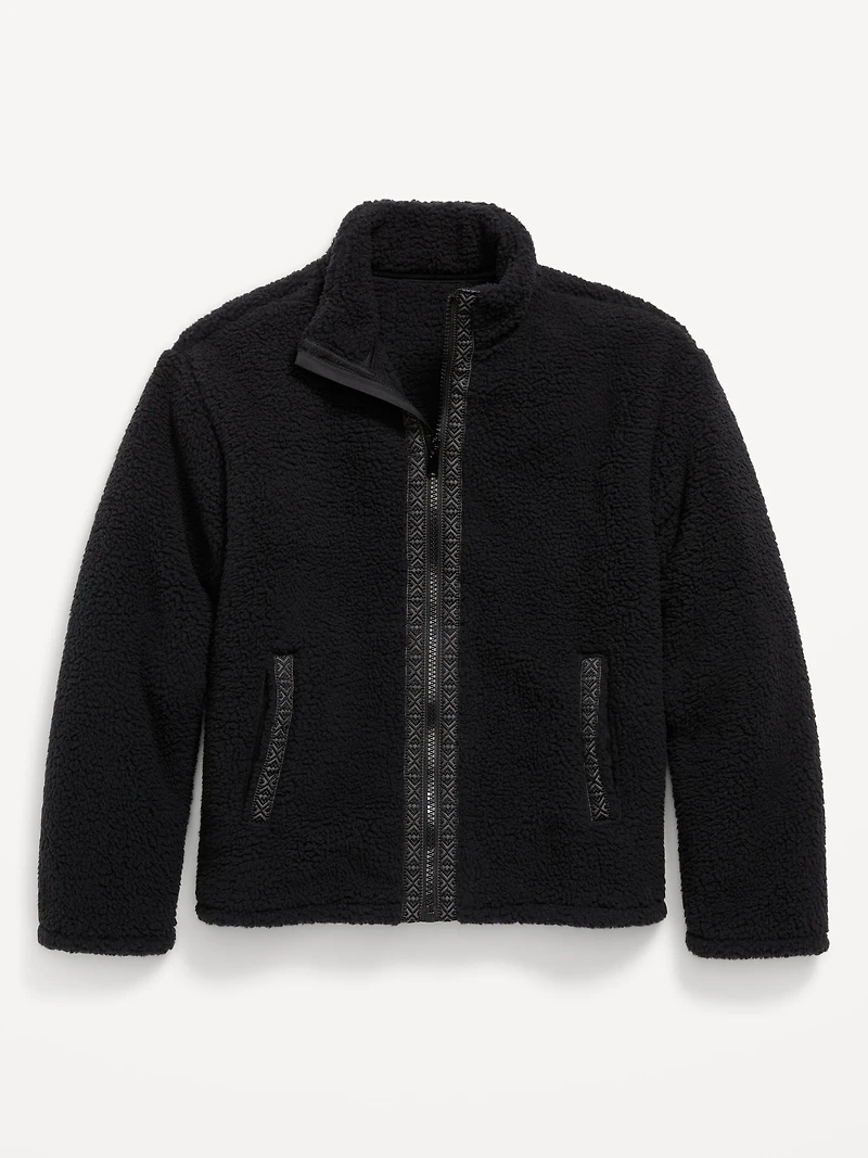 Sherpa Zip Jacket for Boys