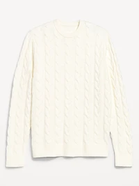SoSoft Crew-Neck Cable-Knit Sweater