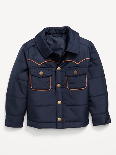 Button-Front Western Jacket for Toddler Boys