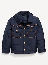 Button-Front Western Jacket for Toddler Boys